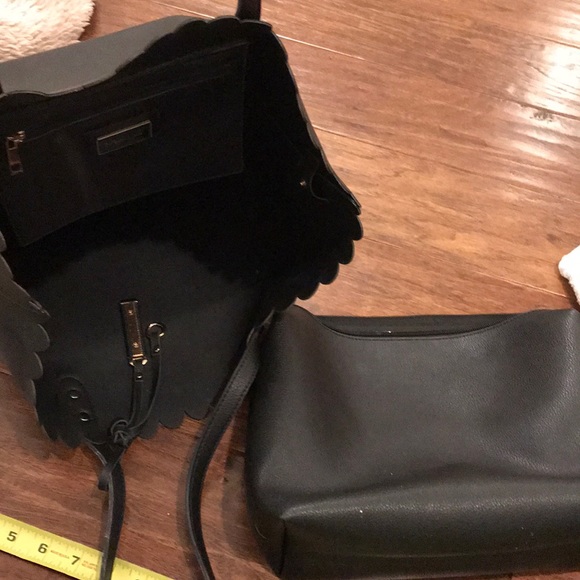 Moda Luxe black tote bag  key and removable bag - Picture 4 of 8